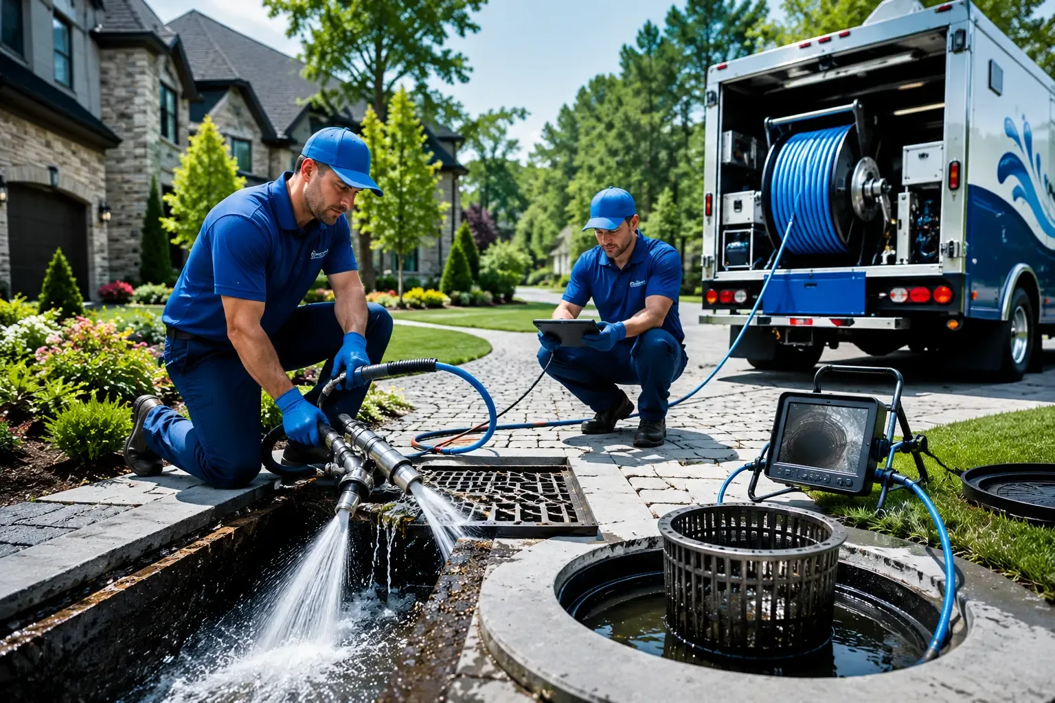 Local outdoor drain cleaning professionals in Andreas, PA