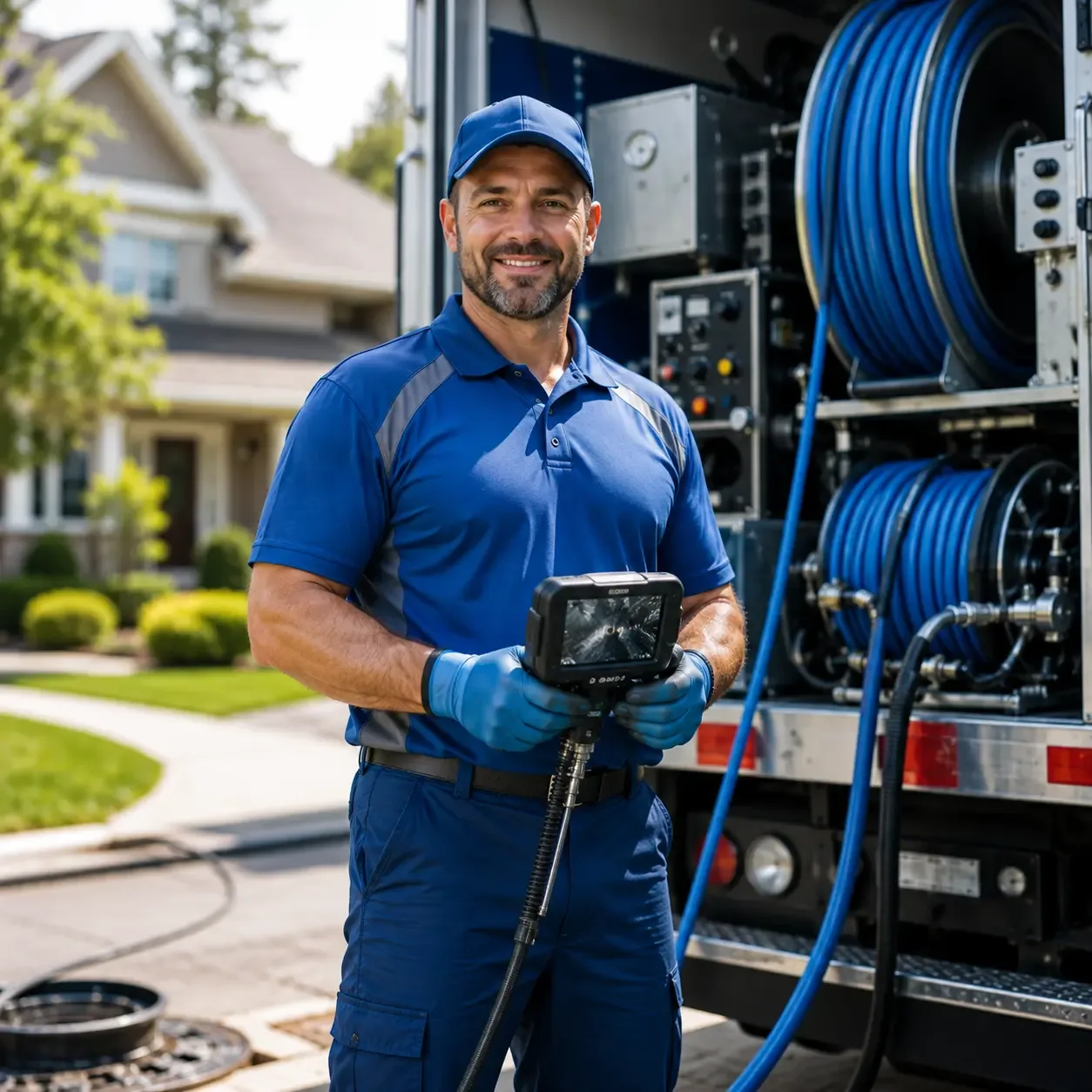 Local outdoor drain cleaning specialists in Andreas, PA